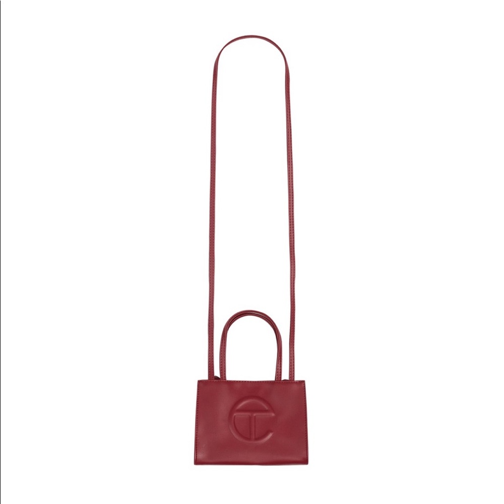 TELFAR Small Oxblood Shopping Bag